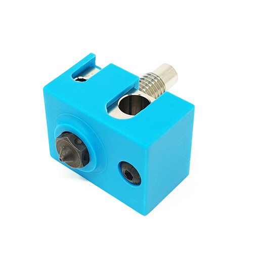 All Metal Hotend Kit with A2 Hardened Steel Nozzle and Copper Plated Heat Block for V6 3D Printer