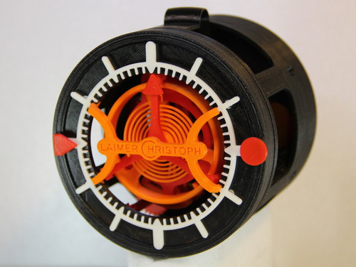 3D-printed Watch with Tourbillon
