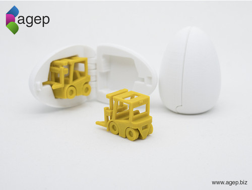 Surprise Egg #2 - Tiny Fork Lift