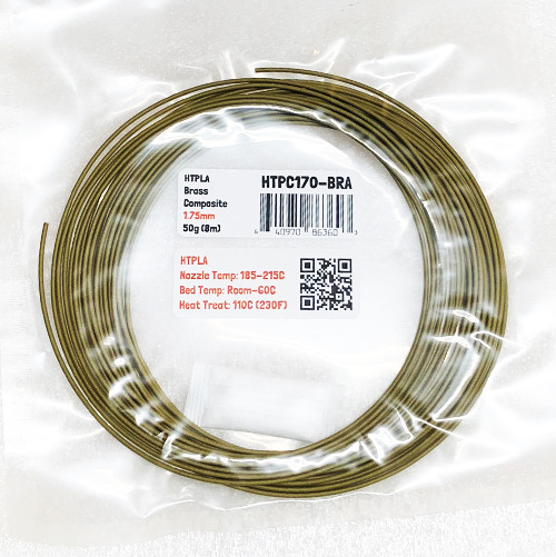 Proto-Pasta Brass Metal Composite HTPLA 3D Printing Filament 1.75mm 50G