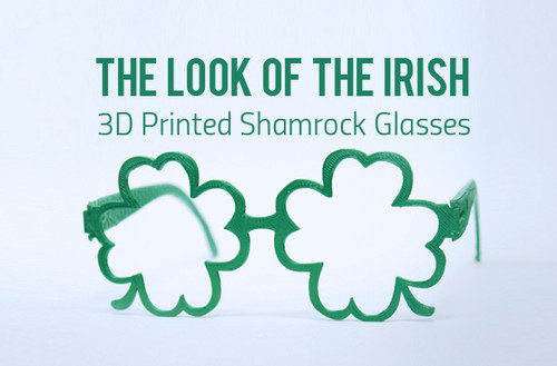 St Patrick's Day | 3D Printed Shamrock Glasses