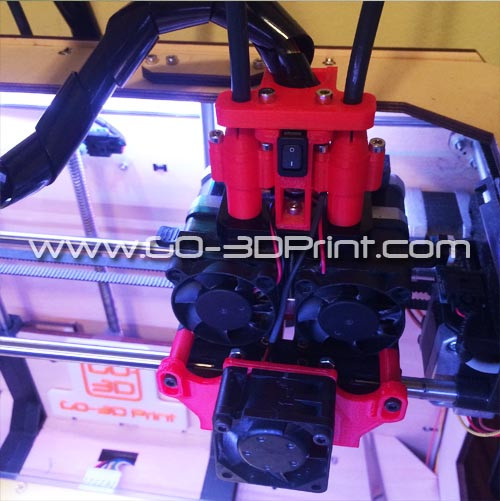 3D Printer Complete Cooling Set for FlashForge Creator & Makerbot Replicator