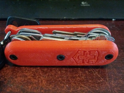 Swiss Army style keychain version 2