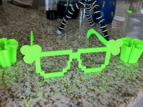 8-bit Shamrock Glasses