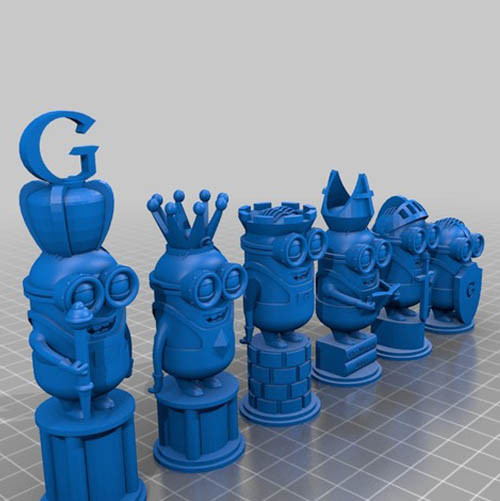 Minion Chess Set