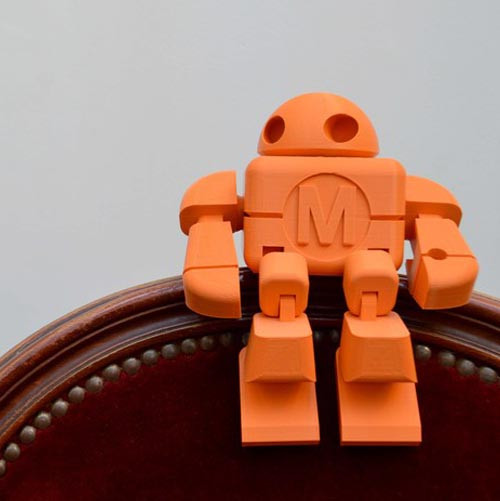 Maker Faire Robot Action Figure (Single file)