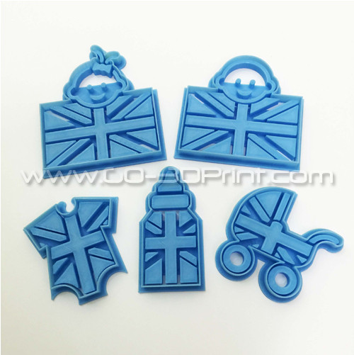 United Kingdom Royal Family Baby Union Jack Iconic British Flag Cookie Cutter Set