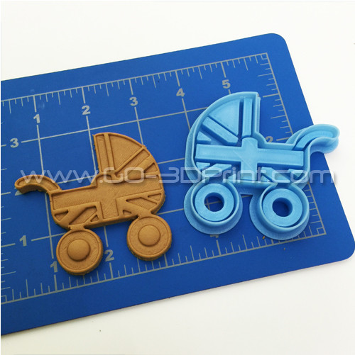 United Kingdom Royal Family Baby Stroller Union Jack Iconic British Flag Cookie Cutter