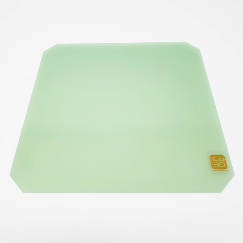 220mm x 220mm Polypropylene Glass Fiber Plate Bed w/Corners Cut for 3D Printing