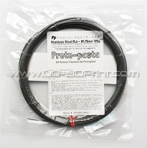 Proto-Pasta Stainless Steel PLA Filament 1.75mm (125 g)