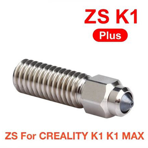 GO-3D 0.4mm ZS K1 (PLUS/Large Flow) Nozzle Hardened Steel Copper Alloy For K1 K1 Max Hotend 3d Printer
