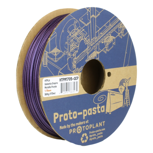 Proto-Pasta Metallic HTPLA - Galactic Empire Purple  3D Printing Filament 1.75mm (500 g)